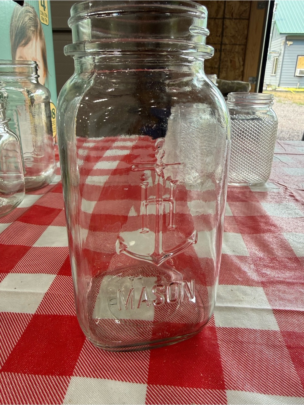 Vintage Anchor Hocking Mason Jar